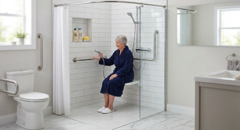 Accessible Shower Construction in Bucks County, PA